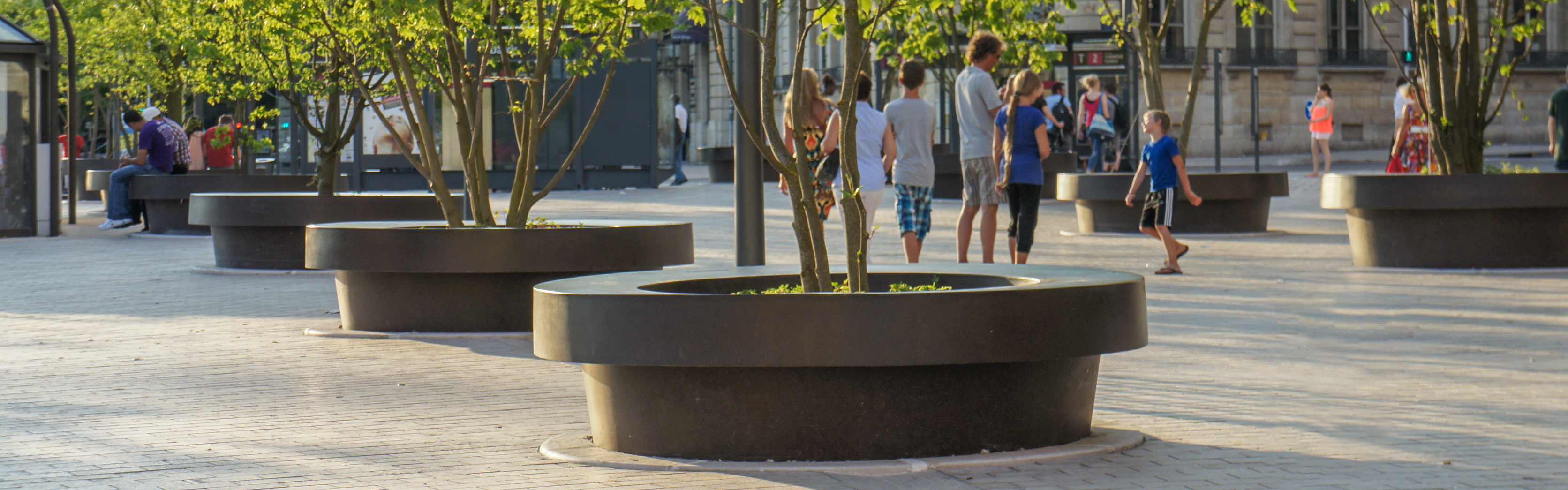Giant Flowerpot - Place Darcy, Dijon
