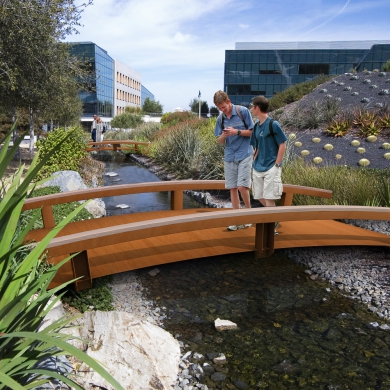 Zen CorTen Bridges