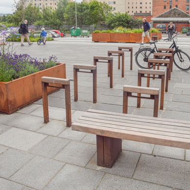 Solid Bike Racks